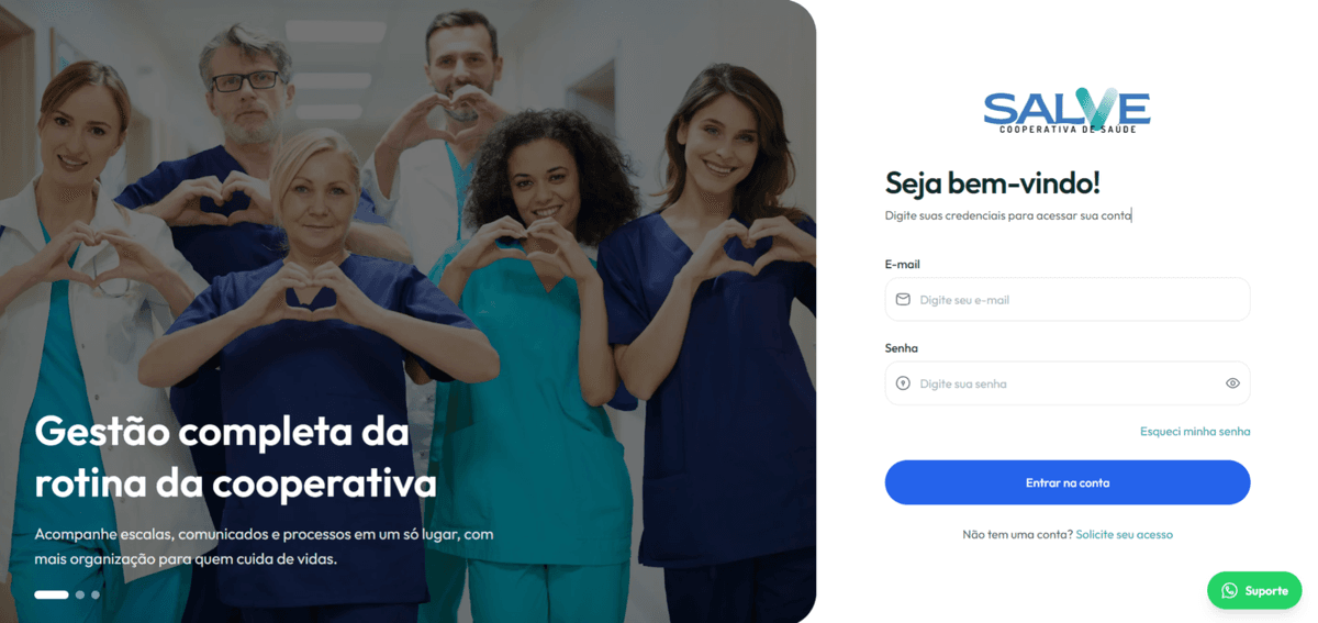 Sistema para Gestão de Cooperativa de Saúde